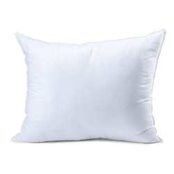 Microfiberkudde låg vit