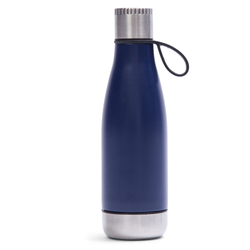Stålflaska 45 cl marinblå