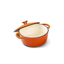 Gjutjärnsgryta 2,8 l orange