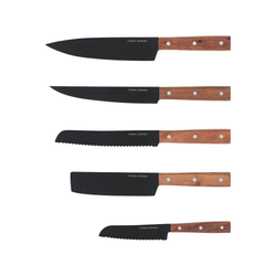 Knivset 5-pack svart