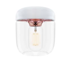 Acorn white polished copper Ø 14 x 16 cm - Umage