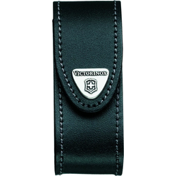 Bältesetui, svart läder för svart - Victorinox