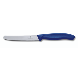Victorinox Bordskniv, rund spets Blå 6-pack