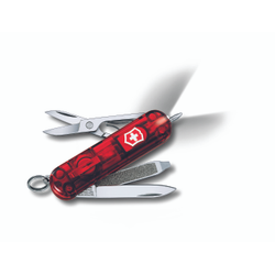Fickkniv signature lite röd transparent - Victorinox