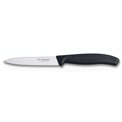 Grönsak- & skalkniv 10 cm svart - Victorinox