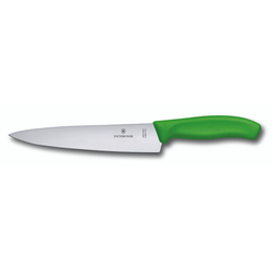 Kockkniv, 19 cm, svart grön - Victorinox