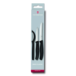 Skalknivsset med skalare, 3 delar svart - Victorinox