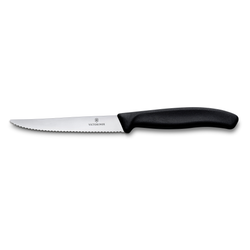 Stekkniv, spetsig svart - Victorinox