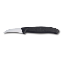 Tourner-/Formkniv, 6 cm, svart