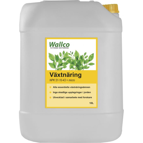  Wallco Växtnäring 10L, Nyhet