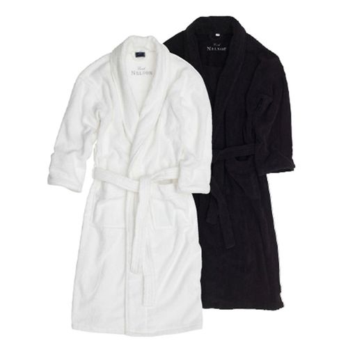 Lord Nelson Lord Nelson Frotté Morgonrock Svart L/XL Lord Nelson Lord Nelson Frotté Morgonrock Svart L/XL