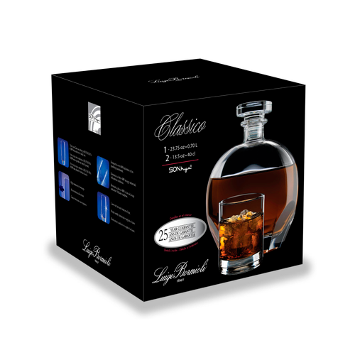 Luigi Bormioli Luigi Bormioli Classico whiskyset 3 delar klar glas