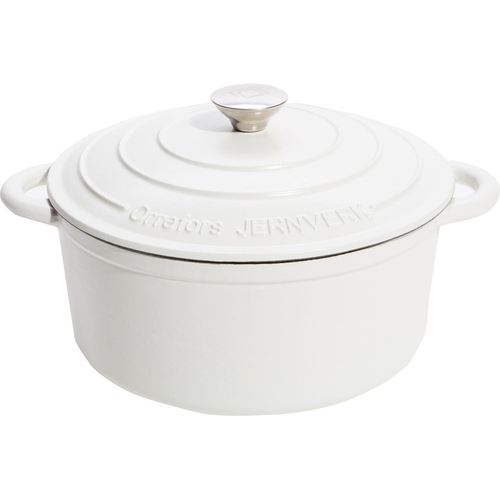 Orrefors Jernverk Gjutjärnsgryta 5 l  Vit - Orrefors Jernverk Orrefors Jernverk Gjutjärnsgryta 5 l  Vit - Orrefors Jernverk