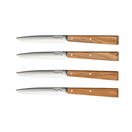 OPINEL Opinel Bon Appétit stekkniv med olivskaft 4 pack OPINEL Opinel Bon Appétit stekkniv med olivskaft 4 pack