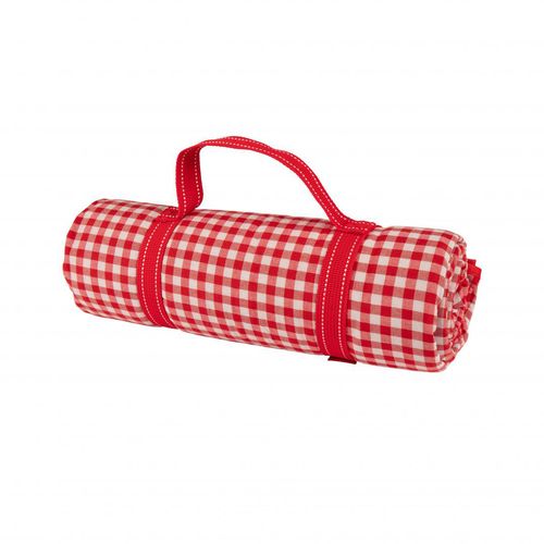 Bercato Bercato bercato picknickpläd rutig 150x135 cm röd/vit Bercato Bercato bercato picknickpläd rutig 150x135 cm röd/vit