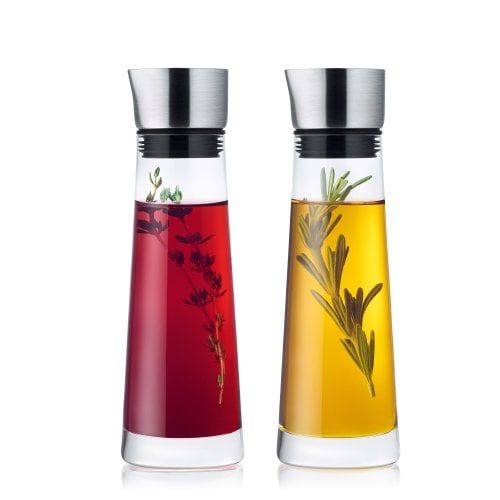 Blomus Alinjo, set/2 glasflaskor för olja och vinäger - Blomus
