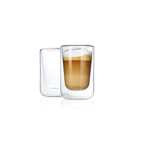 Blomus Nero, cappucinoglas 250 ml, 2-pack - Blomus Blomus Nero, cappucinoglas 250 ml, 2-pack - Blomus
