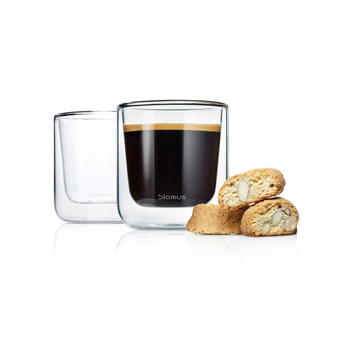 Blomus Nero, kaffeglas 200 ml, 2-pack - Blomus