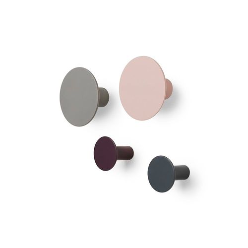 Blomus Ponto väggkrokar set/4, blandade färger - Blomus
