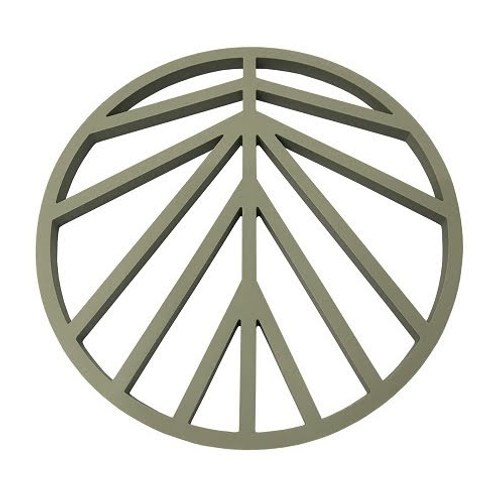 Collection By Happynest Peace grytunderlägg silikon oliv/grå d16cm - Collection by happynest