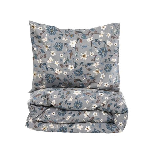 Kosta Linnewäfveri  Borgvik satin 150x210 grå