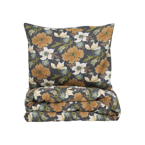 Kosta Linnewäfveri  Glava satin 150x210 grafit