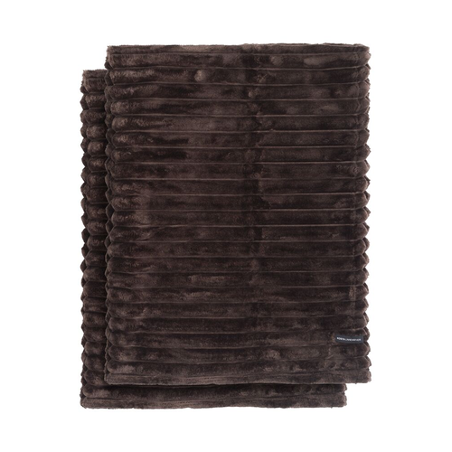 Kosta Linnewäfveri  Pläd cozy 2-pack java