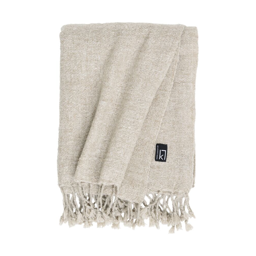 Kosta Linnewäfveri  Pläd sjövallen beige