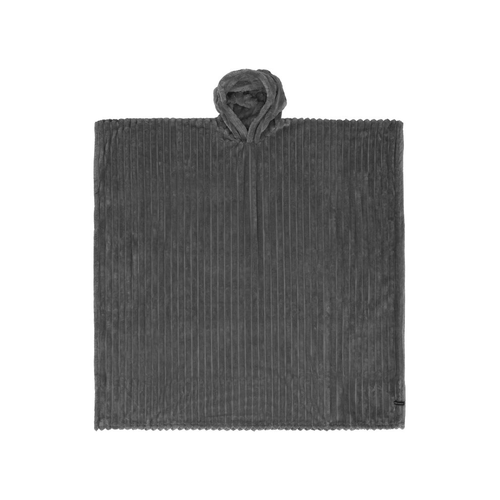Kosta Linnewäfveri  Poncho cozy stål