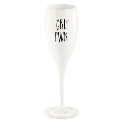 Koziol Cheers grl pwr, champagneglas med print 6-pack 100ml - Koziol Koziol Cheers grl pwr, champagneglas med print 6-pack 100ml - Koziol