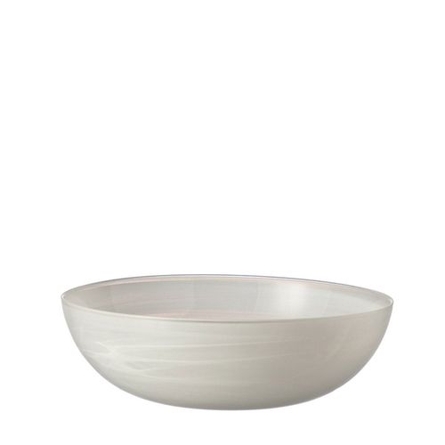 Leonardo Bowl flat 28 white alabastro - Leonardo