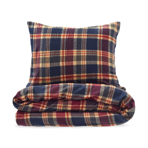 Lord Nelson Bäddset mellbyn flanell 150x210 marinblå