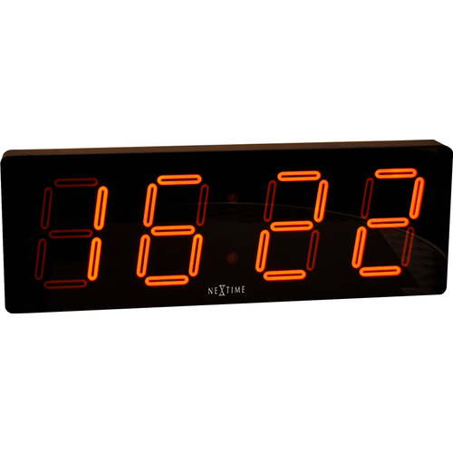 Nextime Big d väggklocka digital inkl adapter - Nextime Nextime Big d väggklocka digital inkl adapter - Nextime
