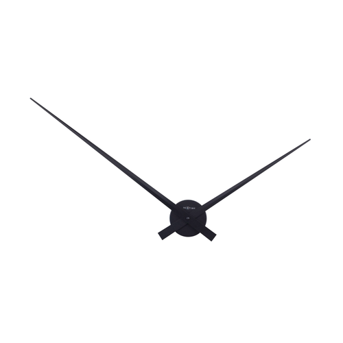 Nextime Hands 85 svart väggklocka - Nextime