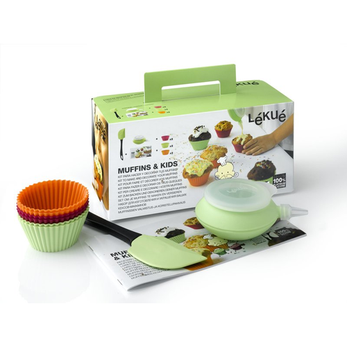 LéKUé Lékué Barnset för muffinälskare