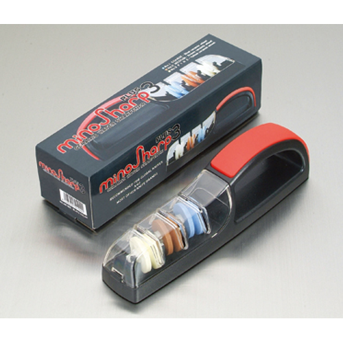 Global Global Minosharp MC550Plus 3 Knivslip med 3 olika hjul.