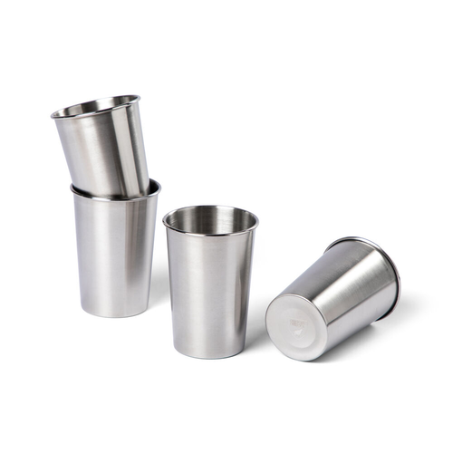 Orrefors Hunting Stålmuggar 35 cl 4-pack stål