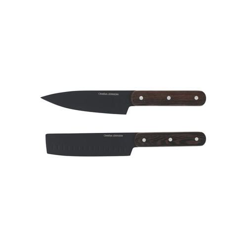 Orrefors Jernverk Blacksmith köksknivar 2-pack svart