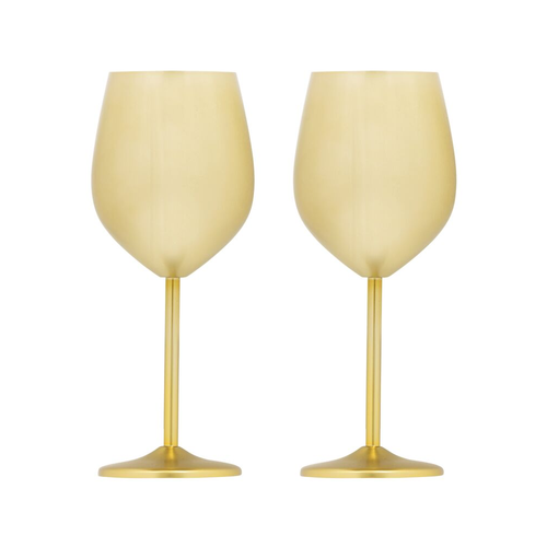 Orrefors Jernverk Vinglas 2-pack guld