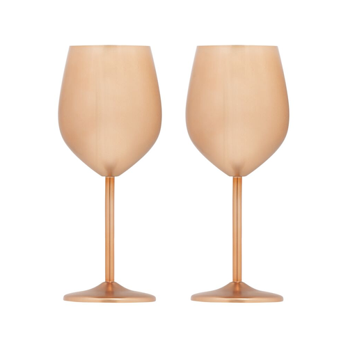 Orrefors Jernverk Vinglas 2-pack koppar