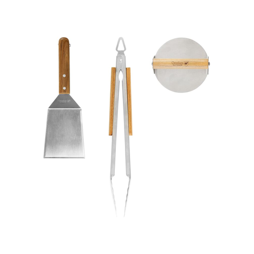 Orrefors Outdoor Hamburger set stål