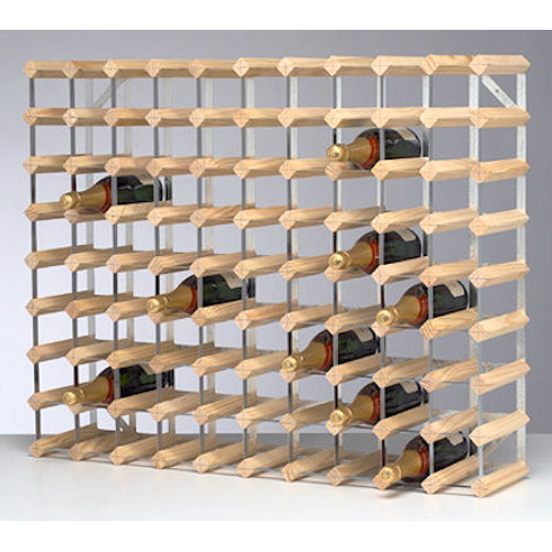 Traditional Wine Racks TWR Vinställ 90 fl furu, lätt betsad som ljus ek Traditional Wine Racks TWR Vinställ 90 fl furu, lätt betsad som ljus ek