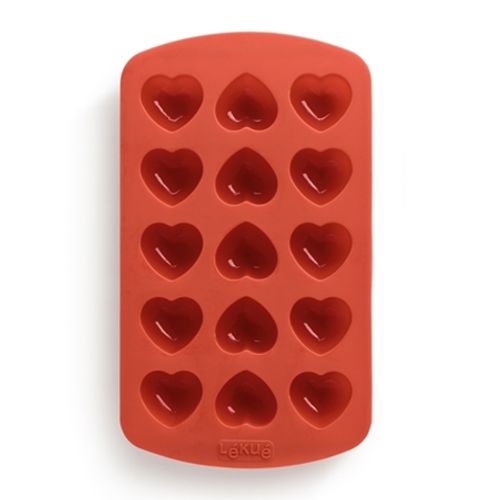 LéKUé Pralinform hjärta röd LéKUé Pralinform hjärta röd