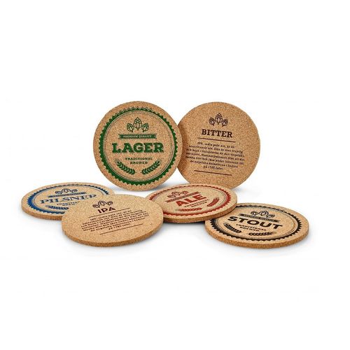 Scandinavian Home Scandinavian home scandinavian home glasunderlägg Öl 6-pack natur Scandinavian Home Scandinavian home scandinavian home glasunderlägg Öl 6-pack natur