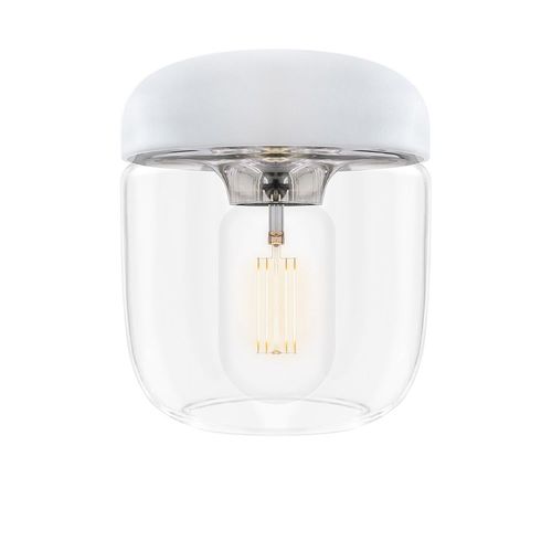 UMAGE Acorn white polished steel Ø 14 x 16 cm - Umage