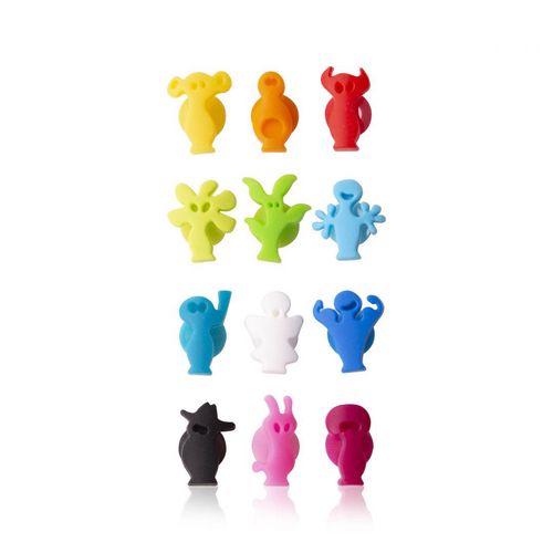 Vacuvin Vacuvin vacuvin glasmarkörer party people 12-pack