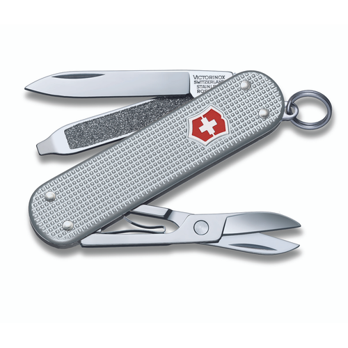 Victorinox Fickkniv classic alox silver alox, mönstrad - Victorinox Victorinox Fickkniv classic alox silver alox, mönstrad - Victorinox