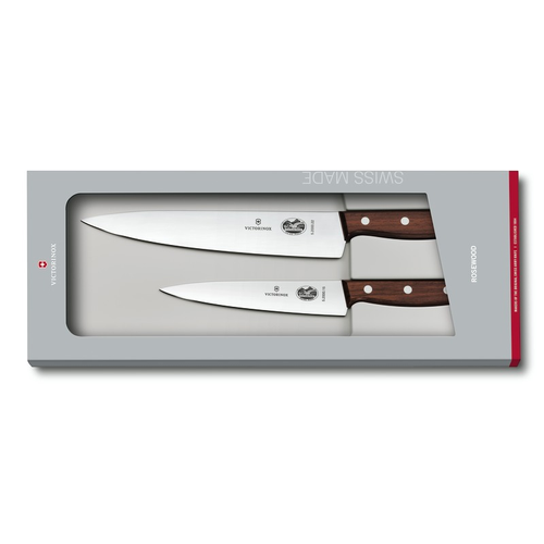 Victorinox Köksknivsset, 2 delar rosenträhandtag rosenträ - Victorinox