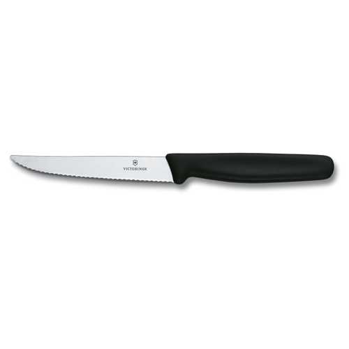 Victorinox Stekkniv, spetsig, vågtandad