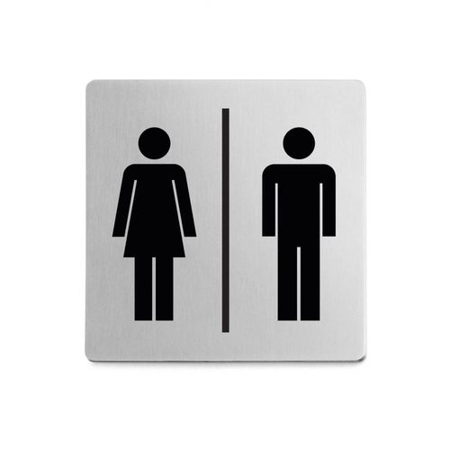 Zack Zack informations skylt man/kvinna